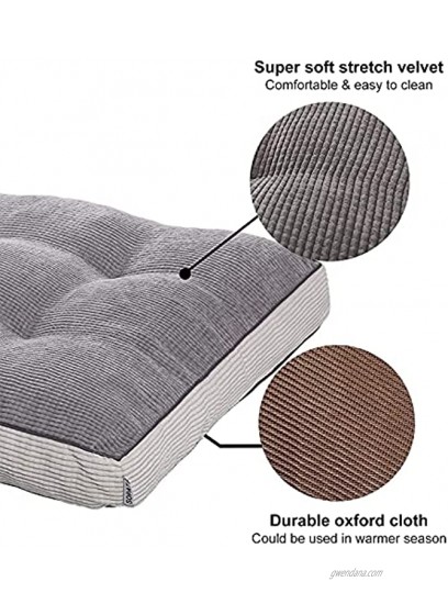 SOPAT Pet Shredded Memory Foam Dog Bed（S M L） for Small,Medium,Large Dogs & Cats ,Ripstop,NO-Slip,NO-Noise,Machine Washable.
