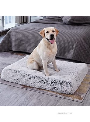 Western Home Large Dog Bed for Large Jumbo Medium Dogs Orthopedic Pet Bed Waterproof Mattress with Removable Washable Cover Thick Egg Crate Foam Dog Bed with Non-Slip Bottom