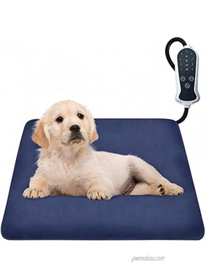 BORUIMA Pet Heating Pad Upgraded Electric Heating Pads for Dogs and Cats Rabbit Warming Mat with Auto Power Off 18 x 18