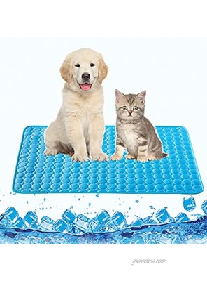Dog Self Cooling Mat Ice Silk Pet Cooling Pads for Dogs and Cats Breathable Sleep Bed Beach for Small Medium and Large Pet