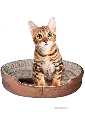 ideapro Cat Bed Small Dog Bed Four Seasons Pet Bed Machine Washable Puppy Bed Breathable Pet Mat for Small Dogs Cats
