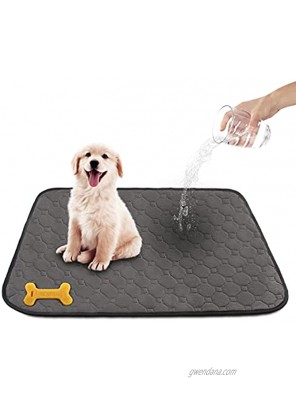 Meijienn Pee Pad for Dogs Puppy Crate Training Pad Mat Super Fast Absorbent Reusable Waterproof Anti-Slip Dog Crate Pad Pet Pee Pads Machine Washable