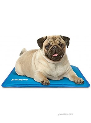 Pawple Dog Cooling Mat Pet Pad for Kennels Crates and Beds Thick Foam Base 17" x 24"