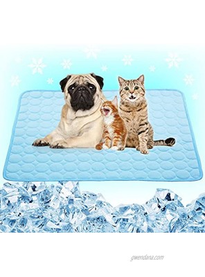 Pet Cooling Pad for Dog Cat Gel Dog Cooling Mat Washable Reusable Dog Pee Pads for Summer