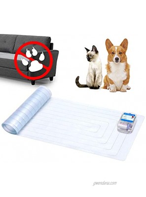 Unicam Indoor Pet Scat Shock Mat 60”x12” Pet Training Mat for Dogs and Cats Electronic Training Mat Keep Pets Off Furniture Safe Dog Repellent Mat with 3 Training Modes Sofa Couch Protector
