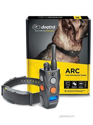 Dogtra ARC Slim Ergonomic 3 4-Mile Remote Dog Training E-Collar with 127-Level Precise Control via LCD Screen
