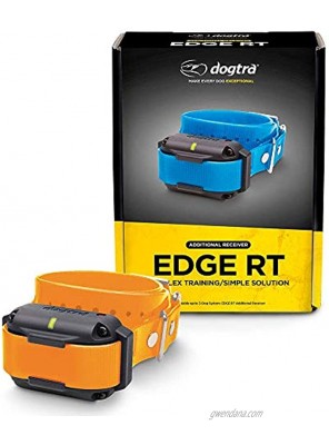 Dogtra Edge RT Additional Receiver Long Range High-Output 1-Mile Waterproof 3-Dog Expandable Remote Dog Training E-Collar with Combination Boost Control for Professionals