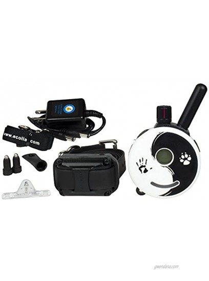 E-Collar ET-300ZEN 1 2 Mile Remote Waterproof Trainer Mini Educator Static Vibration and Sound Stimulation Collar with PetsTEK Dog Training Clicker