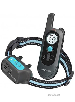 IOKHEIRA Dog Shock Collar with Remote for Large Dogs Shock Collar for Medium Dogs Rechargeable Dog Training Collars with 1600 Feet Range