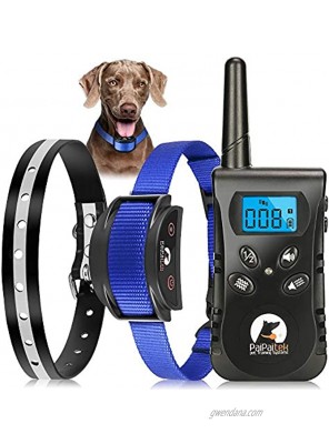 Paipaitek No Shock Dog Training Collar with Remote Vibration Beep Collar for Deaf Puppy Dogs Waterproof Rechargeable Humane Dog Widgets Training Collar