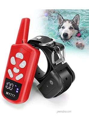 Training Collar for Dogs Dog Training Collar with Remote 3 Correction Modes Beep Vibration Waterproof Dog E Collar for Dogs Large,Medium,Small Rechargeable Training Collar Up to 1800ft Remote Range