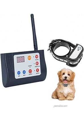 Wireless Dog Fence & Training Collar with Remote Electric Pet Fence Training Collar System with Sound Vibration Static Warning Functions Adjustable Range Rechargeable Waterproof Dog Collar