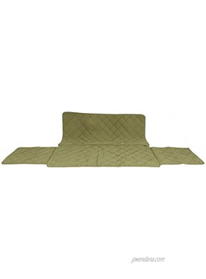 CPC Diamond Quilted Couch Protector 72-Inch Sage