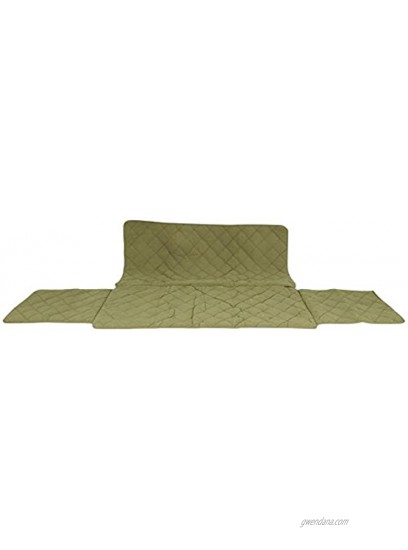 CPC Diamond Quilted Couch Protector 72-Inch Sage