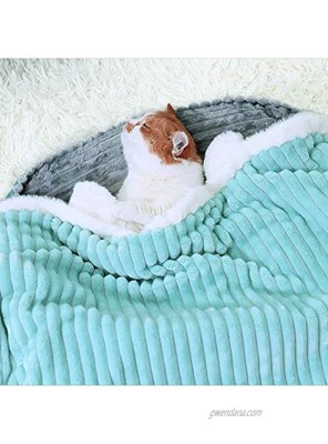 Multifunctional Cat Blanket for Indoor Cats Small Medium Dog Blanket Cat Dog Clothes or Coat Doggie Puppy Blanket for Small Dog Double Layers Fabric S