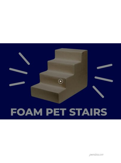 Best Pet Supplies USA Made Pet Steps and Stairs with CertiPUR-US Certified Foam for Dogs and Cats