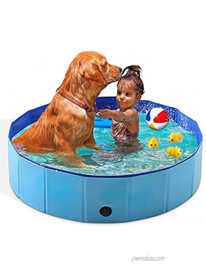 Foldable Pet Dog Paddling Bath Pool Pet Swimming Pool Portable Outdoor Bathing Tub Pool Dogs Cats Bathing Tub Kiddie Pool 120 30cm