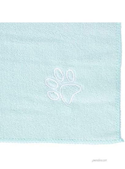 My Doggy Place Pet Dog Cat Microfiber XL Drying Towel 45x28 inch Ultra Absorbent for Bathing and Grooming Brown Oatmeal Charcoal Light Gray Teal Sage Green Charcoal Striped with Paw Print