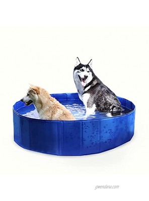 PAWZ Road Dog Swimming Pool Foldable Dog Pet Bath Pool Collapsible Dog Pet Bathing Tub 32 Inches and 42 inches