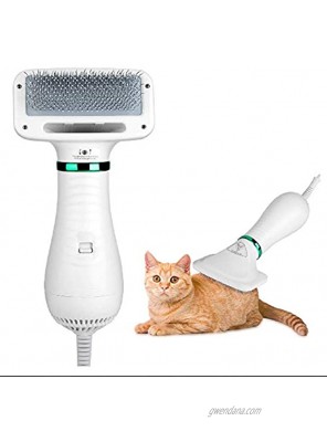 Pet Hair Dryer Pet Hair Dryer Comb,Pet Grooming Hair Dryer with Comb Adjustable Temperature and Low Noise 2 in 1 Portable Home Pet Care for Dogs and Cats