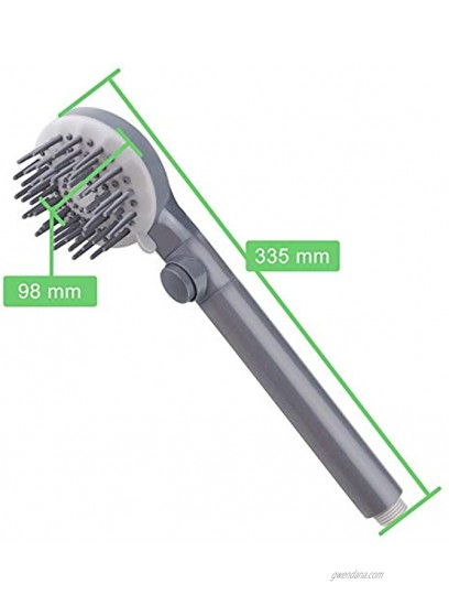 PIH Pets Self-Grooming Shower for Pets in-Door and Out-Door Bath Showering w Two Adjustable Sizes Connectors are Fitting on 1 2'' Shower Arm and 3 4'' on Garden Taps Much Portable and Convenient