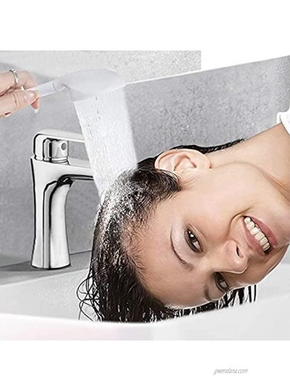 Portable Shampoo Spray Hose – Sink Spray Hose Shampoo Sprayer Rubber Pet Bath Handheld Shower for Bathing Baby Pets Shower Washing Hair Rinsing Vegetables Utility Sink