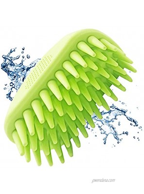 The Original Dog Bath Brush Best Pet Bathing Tool for Dogs – Soft Silicone Bristles Give Pet Gentle Massage