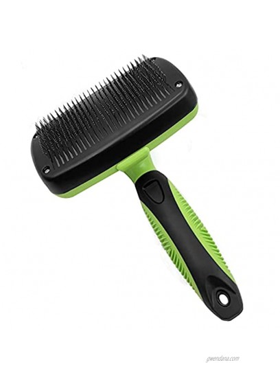 Anorge Dog Brush and Cat Brush-Shedding Loose Undercoat Mats and Tangled Pet Hair-Self Cleaning Slicker Brush is Your Suitable Grooming Tools.