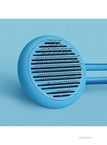 Dr.Cuddles Smart Pet Brush Soft Grooming Tool Brush for Dogs and Cats Removes Loose Undercoat Mats Tangled Hair Slicker Brush for Pet Massage-Self Cleaning.