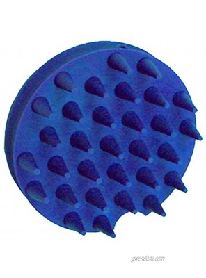 Grooma The Little Groomer Horse Curry Comb Brush Blue 3.2 oz