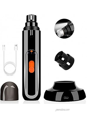 BFSD · DM Dog Nail Grinder Upgrade 2 Charging Modes Professional 3-Gear LED Light Rechargeable pet Nail Trimmer Quiet Suitable for Small Medium and Large Dogs and Cats