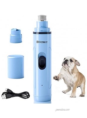 Boence Dog Nail Grinder Low Noise 2 Speed Pet Nail Trimmer Portable Professional Electric Nail Clipper File Painless Pet Paws Grooming Tool for Small Medium Large Dogs & Cats