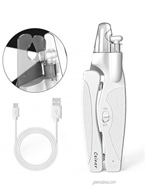 Dog Nail Clippers with LED Light Cat Toenail Trimmer with Razor Sharp Blades for Small Medium Large Breed Bird Puppy Kitten Nail Cutter with Nail File for Pet Claw Care Grooming Tool