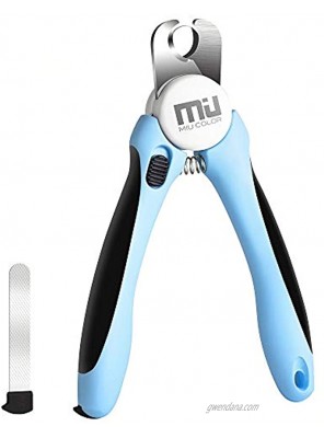 MIU COLOR Dog Nail Clippers Pet Nail Trimmer Set with Safety Guard to Prevent Overcutting Free Nail File Included Professional Grooming and Trimmers Tool for Small Medium Large Dogs and Cats