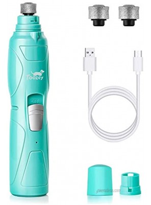 Toozey Dog Nail Grinder Professional 2-Speed Electric Dog Nail Clippers Trimmer with 2 Grinding Wheels Rechargeable Low Noise Dog Nail File Painless Paws Grooming for Small Medium Large Dog and Cats