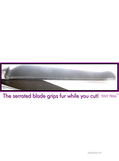 Scaredy Cut Tiny Trim 4.5 Ball-Tipped Scissor for Dog Cat and All Pet Grooming Ear Nose Face & Paw Small Safety Scissor