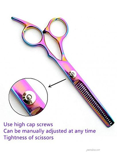 YFQHZMLR 6.7 Inch Pet Dog Cat Grooming Sparse Scissors Professional Pet Grooming Trimmer 440C Stainless Steel Tooth Scissors Perfect Pet Trimming Scissors
