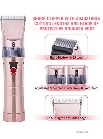 Dog Shaver Clippers High Power Dog Clipper Low Noise Plug-in Dog Professional Pet Grooming Clippers Kit Set 12V High Power 5000mAH Li-Ion Battery for Medium Large Cat Dog Sheep Animal