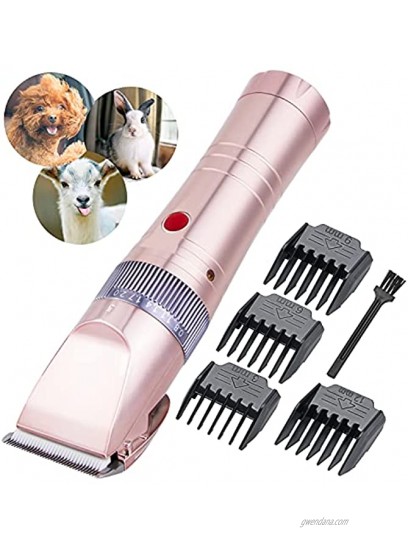 Dog Shaver Clippers High Power Dog Clipper Low Noise Plug-in Dog Professional Pet Grooming Clippers Kit Set 12V High Power 5000mAH Li-Ion Battery for Medium Large Cat Dog Sheep Animal
