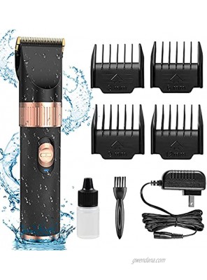 NPET Dog Grooming Clippers Professional Quiet Dog Grooming Kit Rechargeable Pet Hair Clippers for Dogs Cats with Thick & Heavy Coats