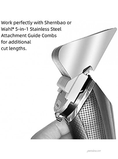 shernbao Professional Pet 5-in-1 Style Adjustable Standard Fine Blades PGC-721 and Wahl’s Arco Bravura Chromado Creativa Figura Motion Supergroom Pet Dog Cat Horse Clippers.