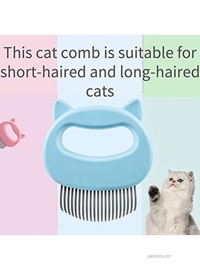 3 Pack Pet Massaging Shell Comb Dogs Cats Grooming Shedding Cleaning Brush Hair Removal Shedding Cleaning Comb for Removing Matted Fur Knots Tangles