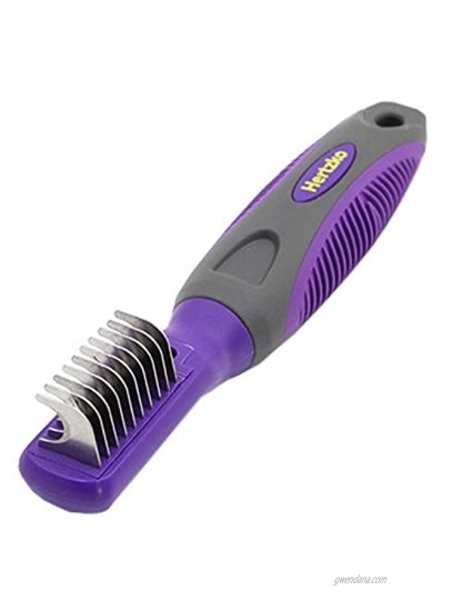 Mat Remover by Hertzko – Grooming Comb Suitable for Dogs Cats Small Animals Great Tool for Removing Tangles Mats Knotted or Dead Hair
