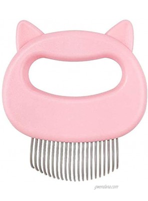 Pet Shell Comb for Removing Matted Fur,Cat Dog Grooming Shedding Cleaning Brush,Safe&Gentle Claw Teeth for Removing Knots Tangles Fur,DeShedding Tool for Rabbits Cats Dogs Pink
