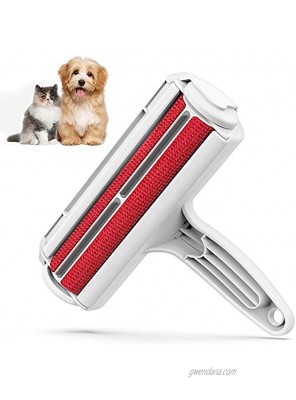 DELOMO Pet Hair Remover Roller Dog & Cat Fur Remover with Self-Cleaning Base Efficient Animal Hair Removal Tool Perfect for Furniture Couch Carpet Car Seat