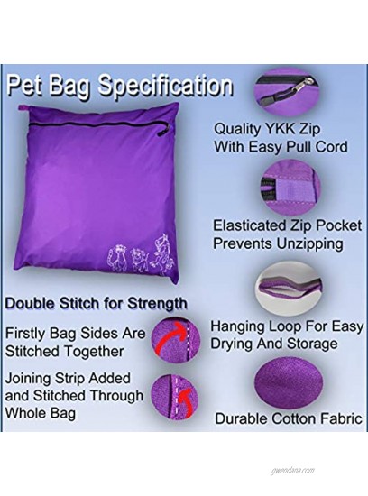 Joymaney Pet Laundry Bag | Stops Pet Hair Blocking The Washing Machine | Jumbo Size Wash Bag Ideal for Dog Cat Horse | Hair Remover Safely