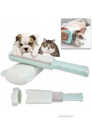 Meginc Pet Hair Remover with Automatic Cleaning Base Portable Cat Hair Remover and Dog Hair Remover Suitable for Sofa Carpet Car seat Clothes