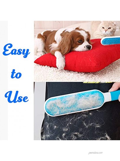 PingPing Pet hair Removal Groomer Grooming Brush Effective Grooming Tool Magic Pets Brushing Tool Pets Detangling Perfect for Car Clothing Furniture Couch Sofa Carpet