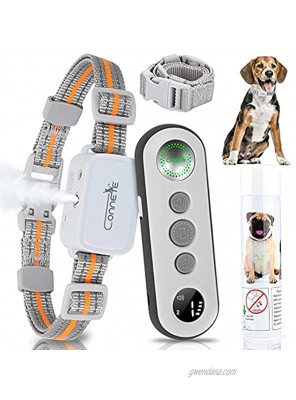 connete Dog Collar for Large Dogs Citronella Dog Bark Collar with Remote Spray Dog Training Collar with 1 Can Citronella Spray Refill Humane Dog Citronella Barking Collars,