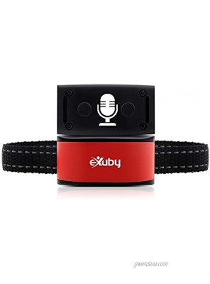 eXuby Friendly Dog Bark Collar w Built-in Microphone for Small Dogs Humane Sound & Vibrations No Shock Only Activates When Your Dog Barks Advanced Chipset Auto Adjusts Vibration No Prongs